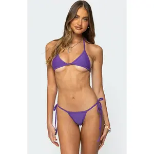 Edikted Women's Maggey Micro Triangle Bikini Top