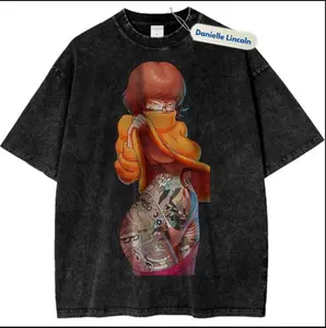 Velma Anime Graphic T Shirt Scooby Doo Vintage Shirt, Gift For Fan Manga, Gift For Men, Gift For Women, Fashion Cotton, Full Colors, Full Sizes, For Men, For Women.