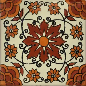 TalaMex Mori Talavera Mexican Tile