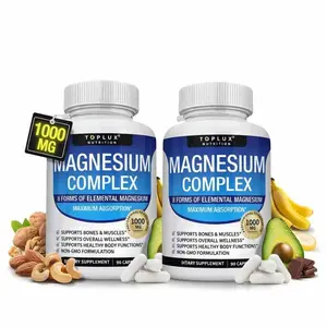 【Flash Sale 2 bottles】 Magnesium Complex 8 Essential Magnesium Supplement Fitness Edible Healthcare Dietary Vitamin