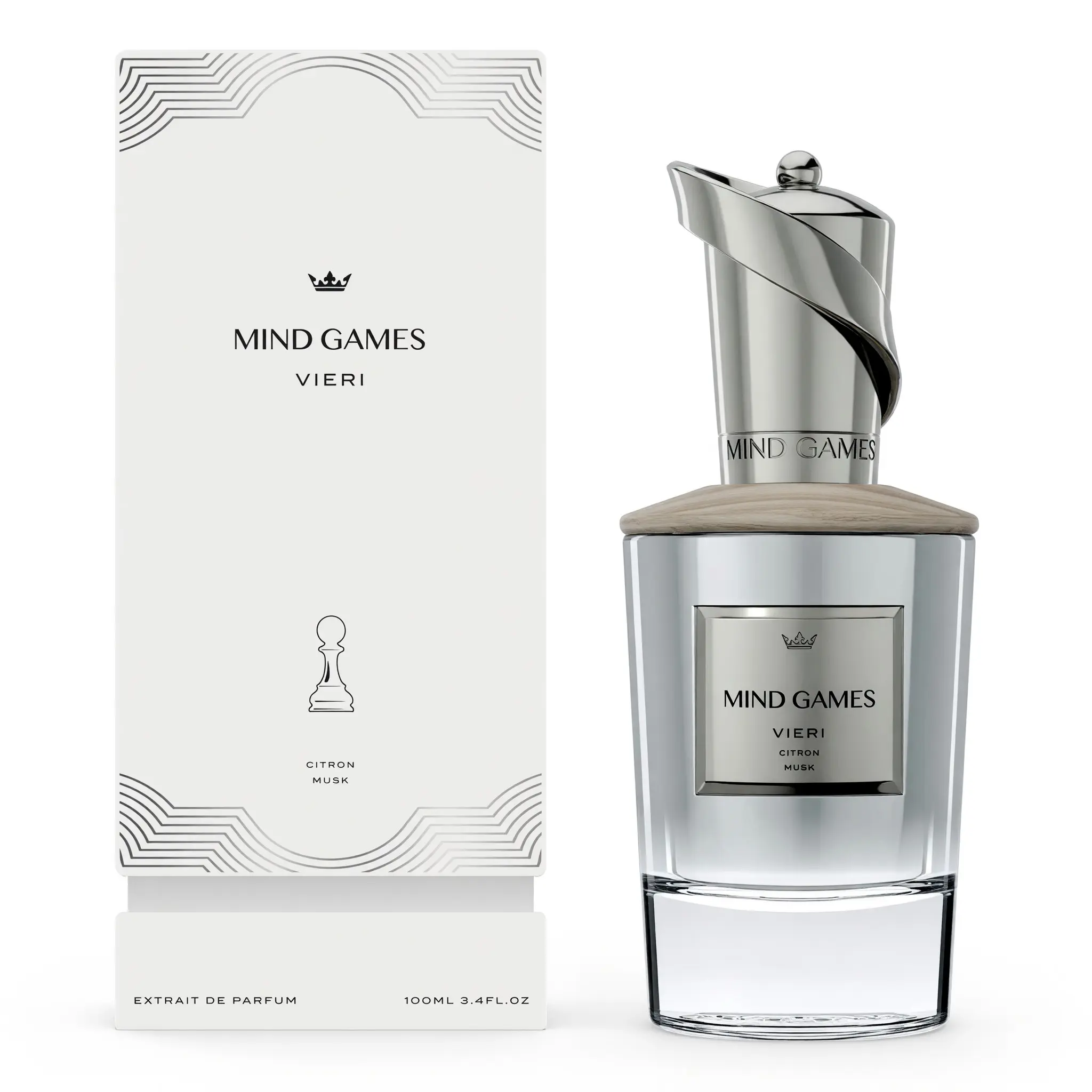 Vieri by Mind Games Unisex Bottled Perfume - 3.4 oz Extrait de Parfum, Unisex Fragrance, Bottled Perfume Unisex Fragrance