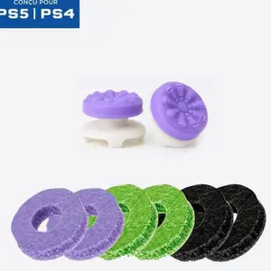 New Silicone Aim Assist Rings Set, 8 Pieces, Precision Control, Enhanced Grip, Thumbstick Performance Booster, Ps4/ps5/switch Pro, Game Console Accessories, Gaming Accessories