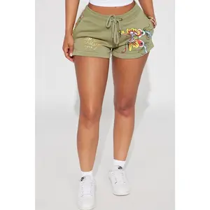 Ed Hardy Butterfly Short - Sage 2