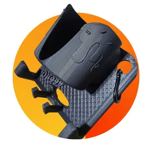 Duggy Midnight Black-Out Edition Baseball Softball Dugout Organizer Hanging Bat Gear Rack with Drink Holder for Teams Coaches Players