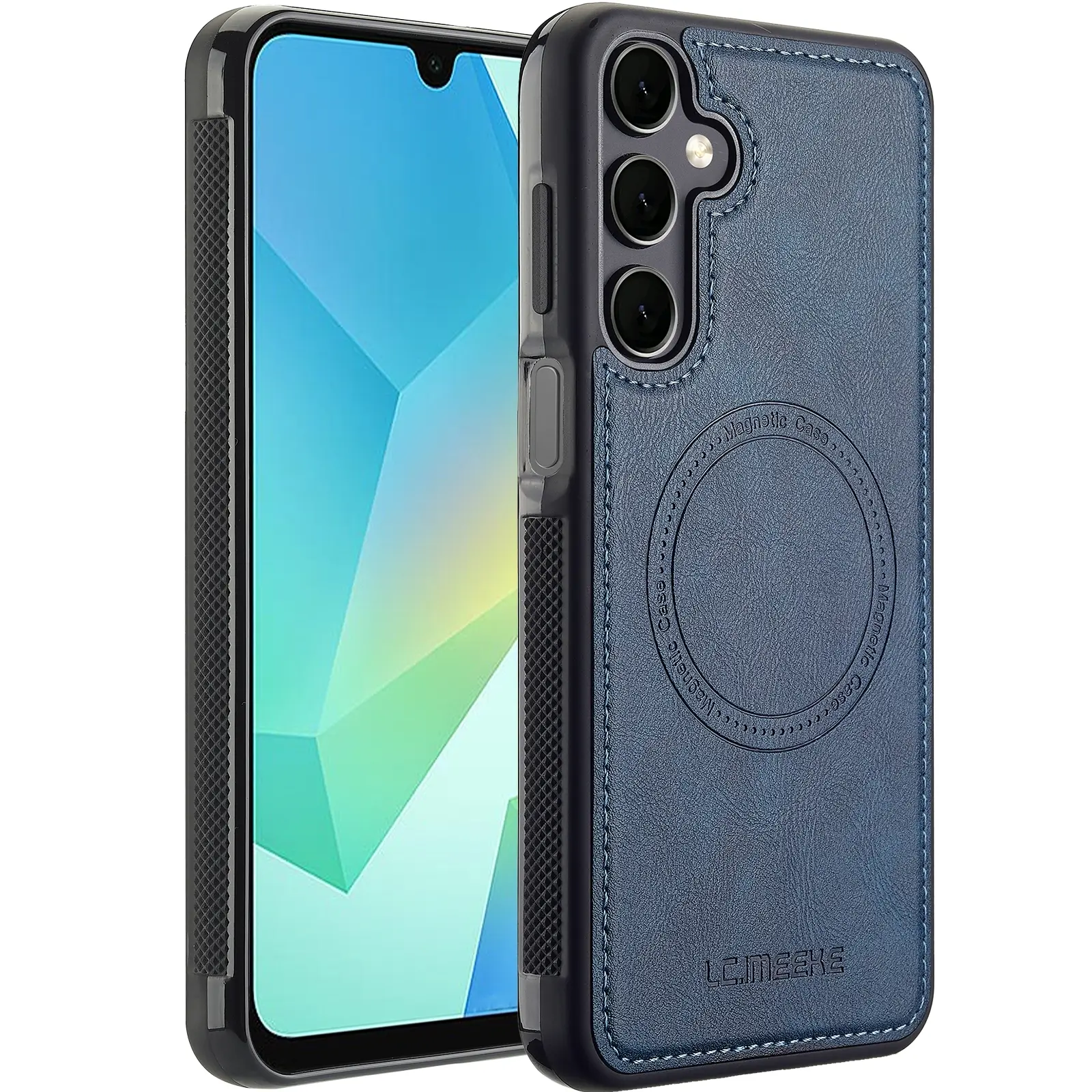 Strong Magnetic Back Case For Samsung A14 A15 A16 A17 A34 A35 A36 A37 A52 A53 A54 A55 A56 A57 4G/5G Smartphone Case Support mag safe function Shockproof Cover Shockproof Protector Protection Wireless Cellphone Casing Smartphone Protective Casing