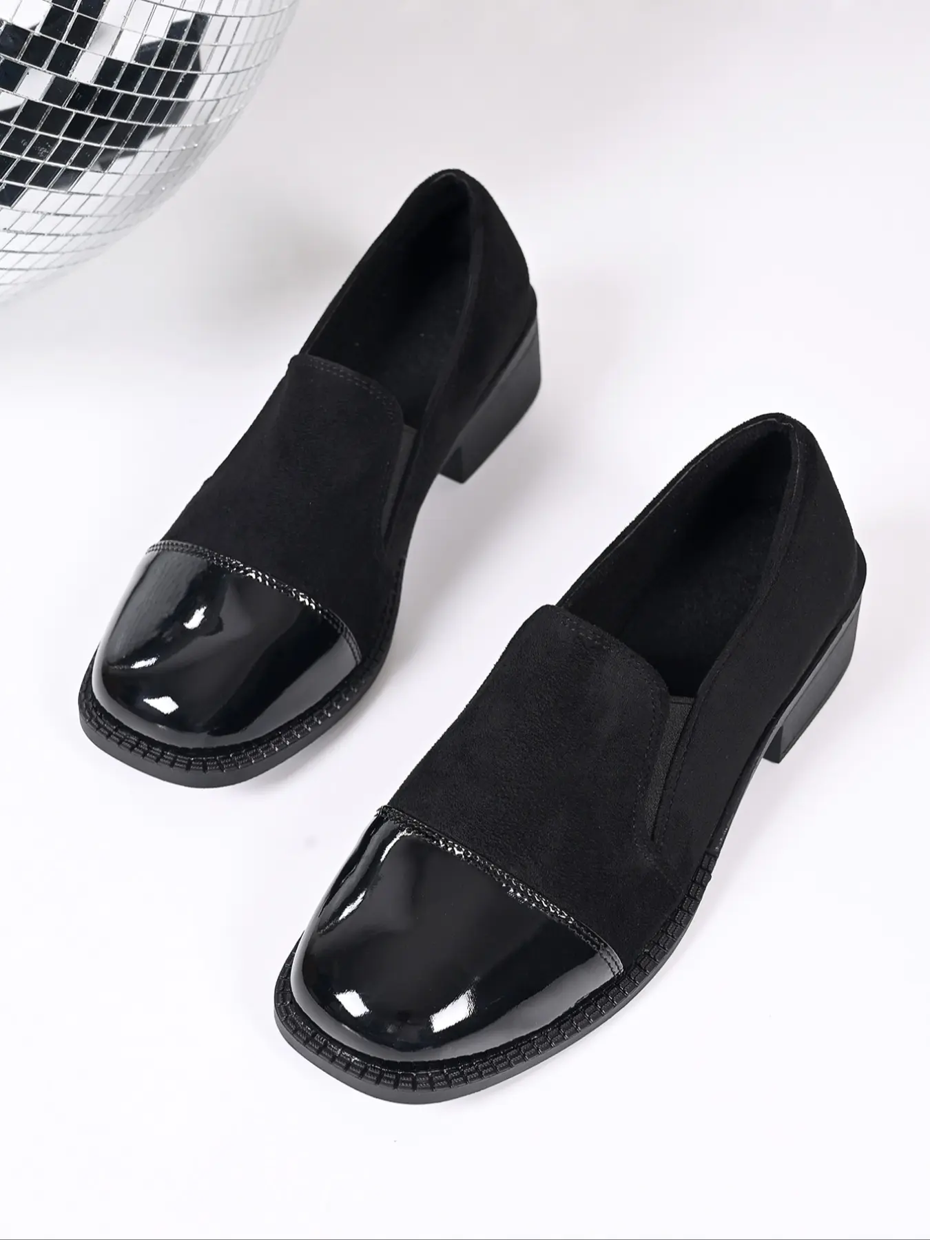Women's British Style PU Leather Mary Jane Shoes, Thick Sole Loafers for Spring & Fall, Casual Ankle-High Footwear, British Fashion Shoes, Versatile Shoes
