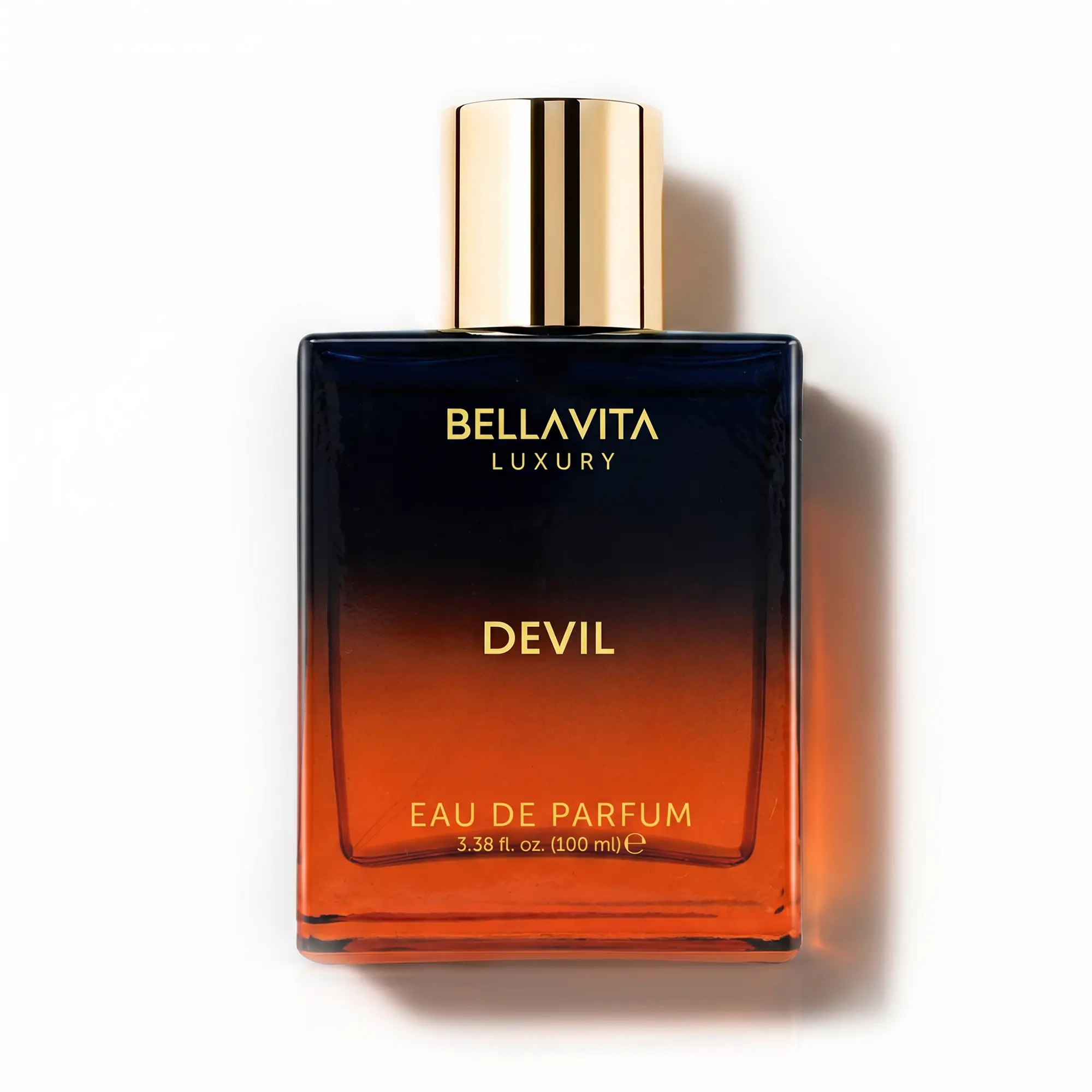 BellaVita Luxury’s Devil | Perfume for Men | Gourmand, Cedar, Vanilla & Musk  | EDP | Woody, Spicy & Long-lasting | Premium Fragrance | 3.38 Fl.oz Aromatic Amberwood