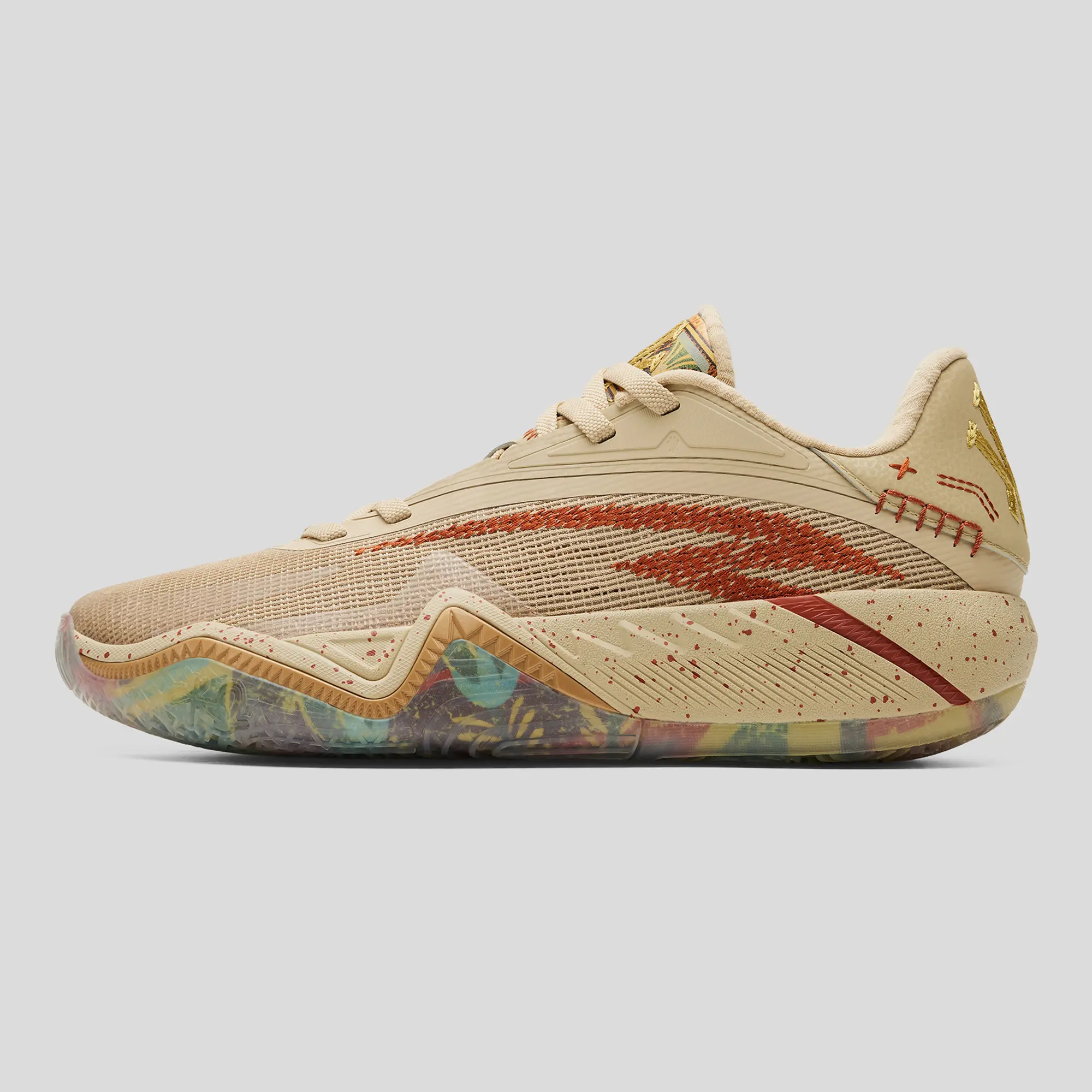 ANTA Men KAI 3 Mastery Basketball Shoes Desert Pyramids Anti-slip Rebound Sports Shoes