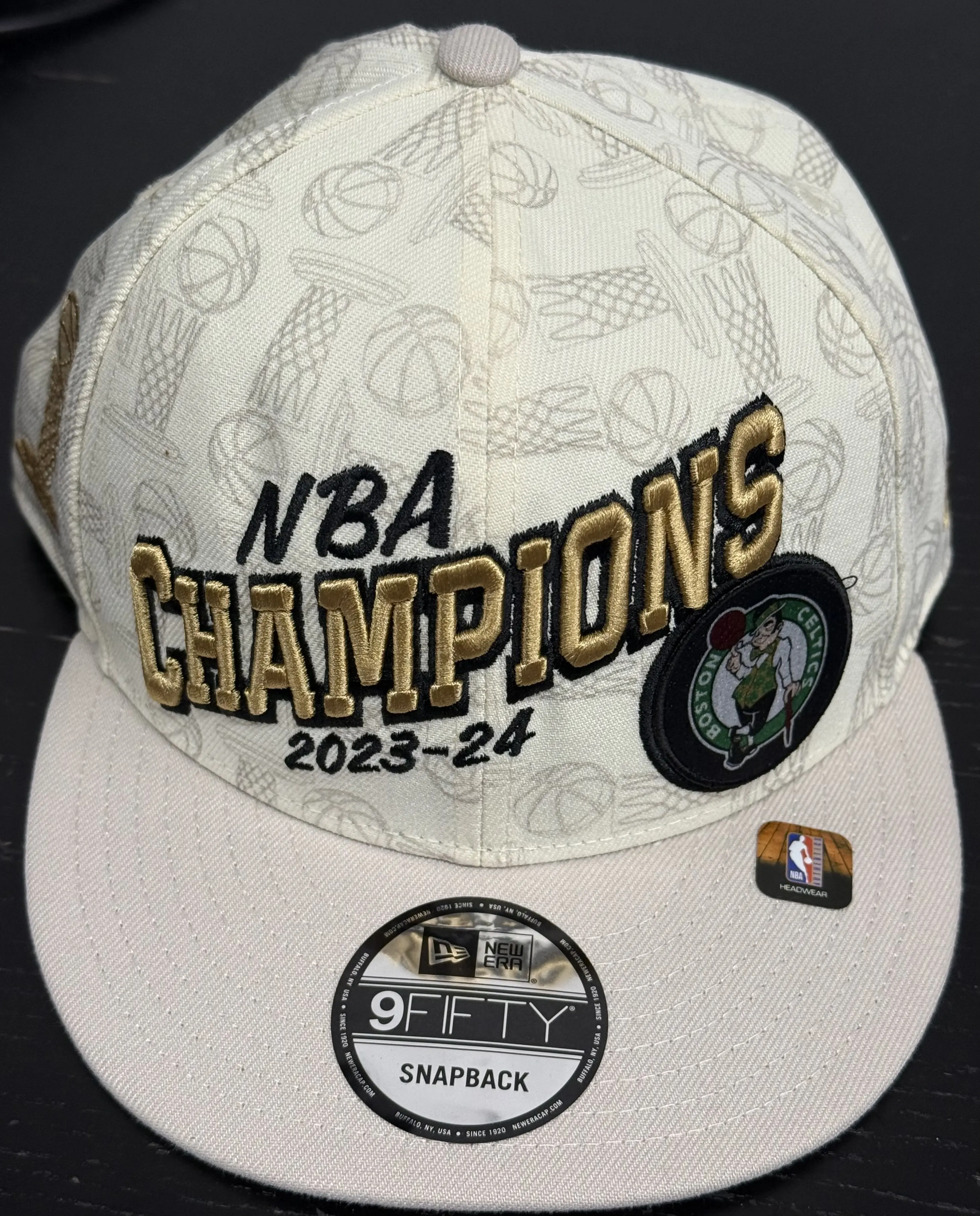 NEW ERA 9FIFTY SNAP BACK BOSTON CELTICS 2023-2024 CHAMPIONSHIP HAT