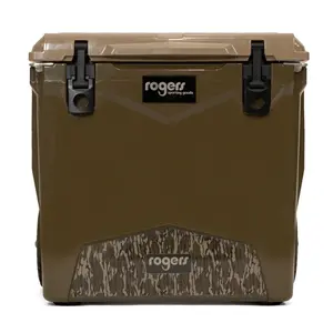 Rogers Sporting Goods 45 Quart Rotomolded Bottomland Wheeled Cooler