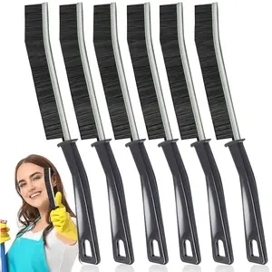 Ultra-Durable 6-Piece Crevice Cleaning Brush Set, Household Cleaning Tool, Perfect for Bathroom & Kitchen Grime Removal, Ideal Gift for Seasonal Celebrations, Home Cleaning Tool, House Cleaning Tools