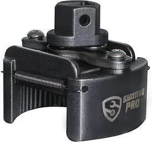 SMOTIVE PRO Adjustable Oil Filter Wrench, 2-Jaw Universal Oil Filter Removal Tool, 1/2" Drive for 60–105mm Filters