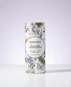 HERB & ROOT Lavender Talc-Free Dusting Powder with Arrowroot Oats Zinc & Magnesium for Chafing Deodorizing & Sweating - Fragrant Scented Body Care 6 oz Calming Natural Ingredients