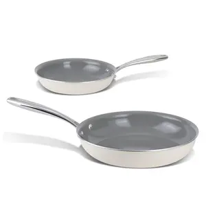 Cookersway Cookware Set Nonstick Frying Pans, 8 &10 inches Ceramic Non Stick Skillets