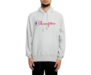 Champion Reverse Weave Satin Stitch Mens Active Hoodies