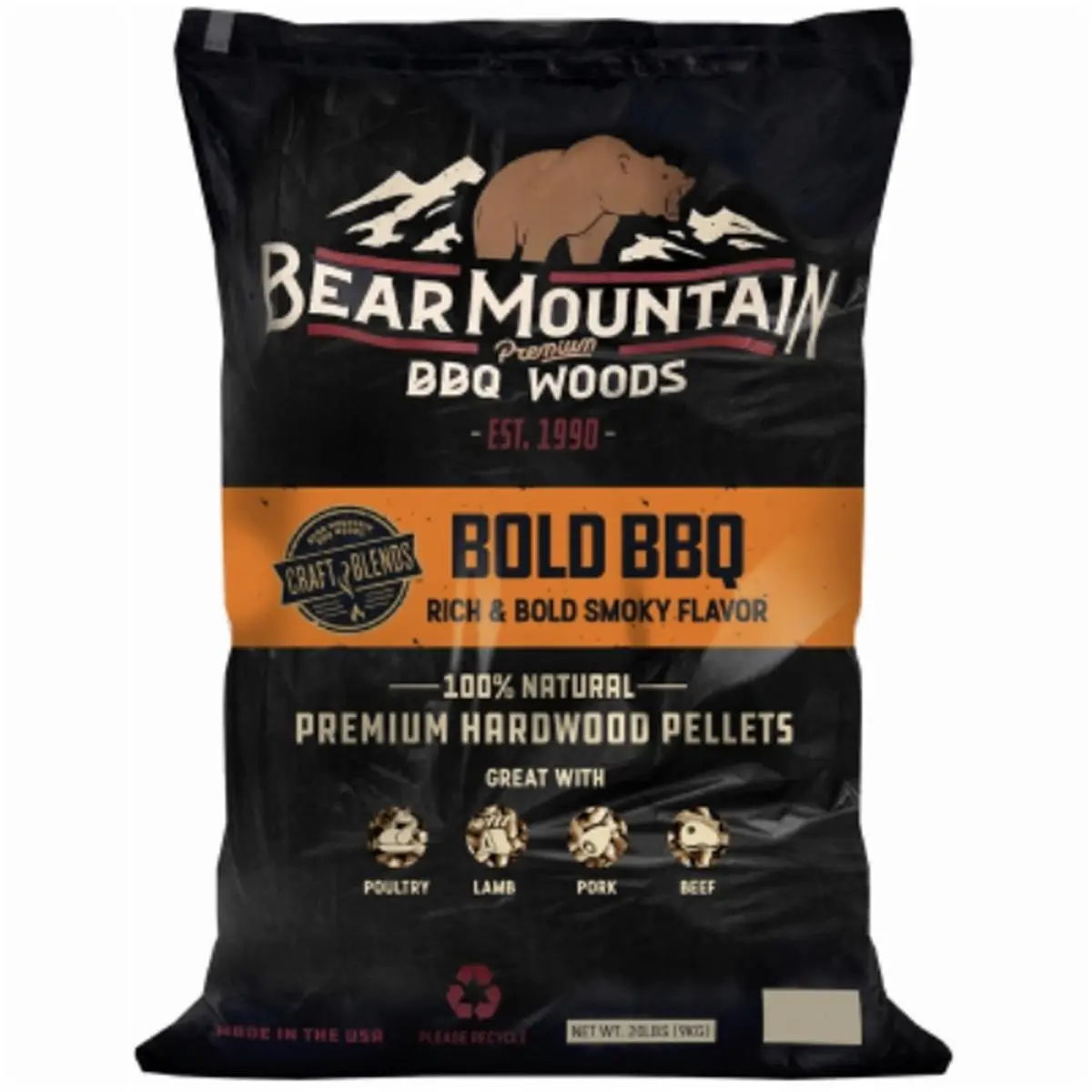 20 lbs Bold BBQ Pellet
