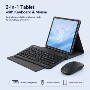 ZENTALITY 2026 Android 15 Tablet 10 inch with Keyboard Mouse & Case, 30GB RAM+128GB ROM (1TB Expand), Octa-Core Processor, 9000mAh Battery, WiFi BT5.0, Split Screen, School & Fathers Day Gift