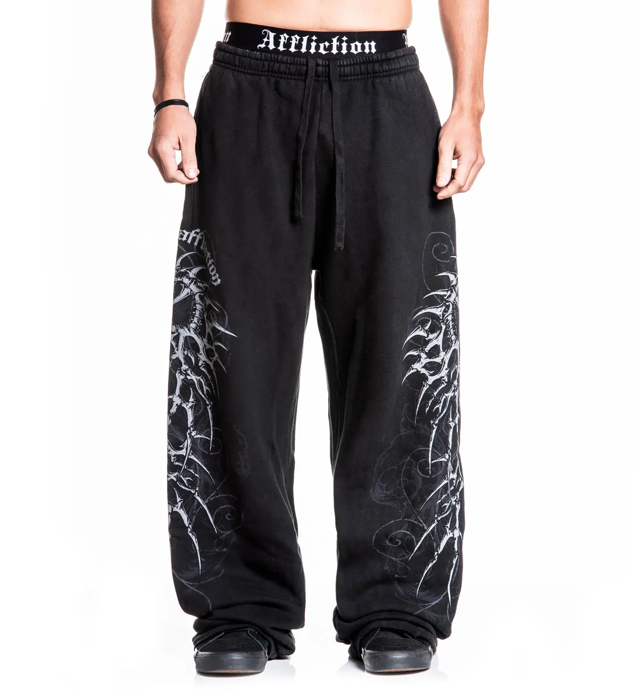 Affliction Men's Sweatpants Skeleton Affliction Men's Sweatpants Skeleton