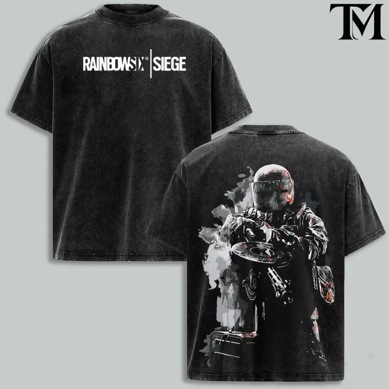 Rainbow Six Siege Tachanka Vintage Washed T-Shirt & Hoodie, Lord Tachanka Graphic Tee , R6S Tactical Gamer Streetwear, Heavyweight Cotton FPS Gaming Apparel, Unisex Fan Merch, Gift For Him Her ANR