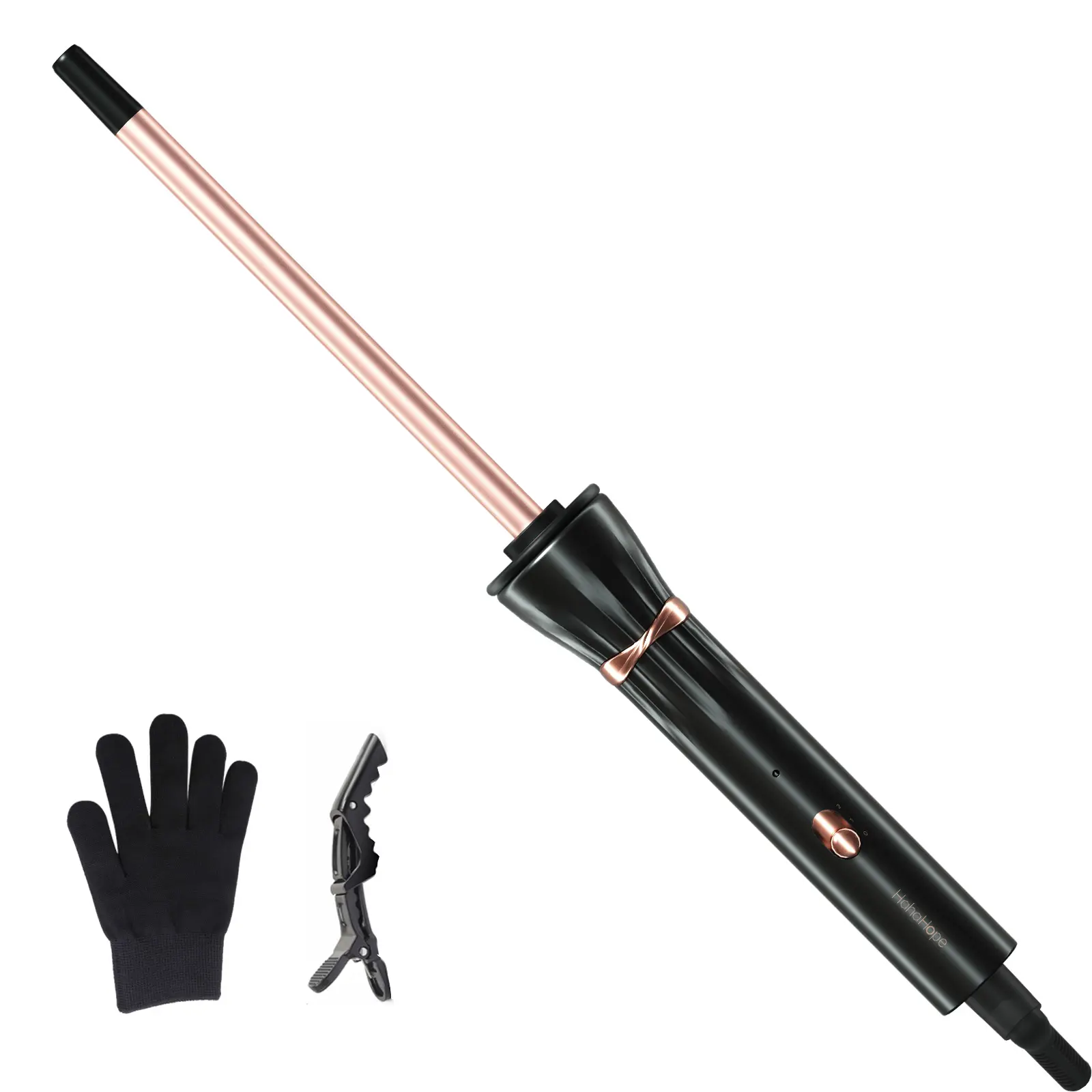 3/8 Inch Tiny Curling Wand with Fast Heating - 9mm Ceramic Small Barrel Curling Iron with Dual Voltage, 6 inch Long Barrel & Anti-scald Design, for Short & Long Hair Hair Curlers Hair Crimper Iron Hair Styling Tools curling hair curling iron