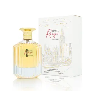 Ether Perfumes JEWEL ROUGE Eau De Parfum 3.4oz EDP Perfume I Impression of Baccarat Rouge 540 I Luxury Niche Perfume Made in UAE I Higher Oil Concentration for Increased Potency & Longevity