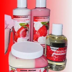 STRAWBERRIES AND CREAM SPA SET