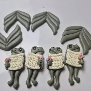 Lavender and Sage Clay Co. Handcrafted Polymer Clay Earrings-  High detail pieces - Claim Your Pair During Live Shows - Gold Filled, Nickel Free, Sculpey Materials - Perfect for Live Show Purchases