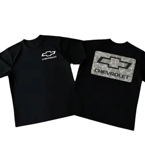 Chevrolet Camo Logo Graphic T-Shirt 100% Cotton Casual Car Enthusiast Tee Unisex Short Sleeve For Chevy Fans Perfect Gift For Truck And Car Lovers Spring Summer Fall Soft Regular Fit Top