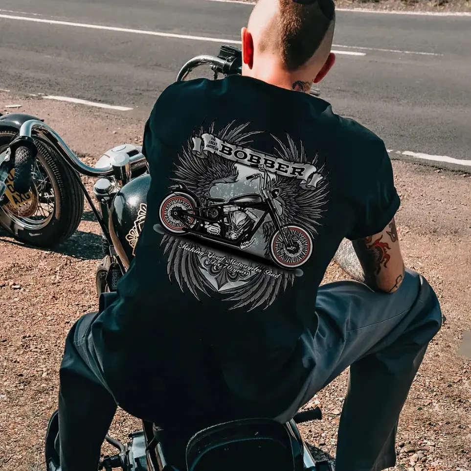 Motorcycle Biker Bobber T-shirt