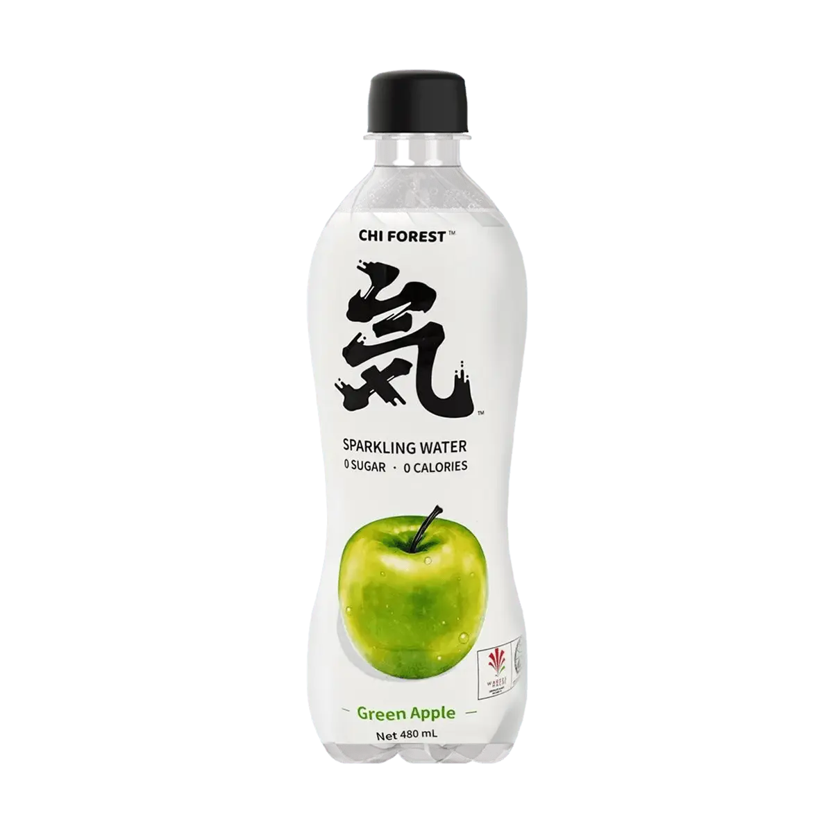 Chi Forest Genki Forest Sparkling Water Green Apple Flavor 480ml