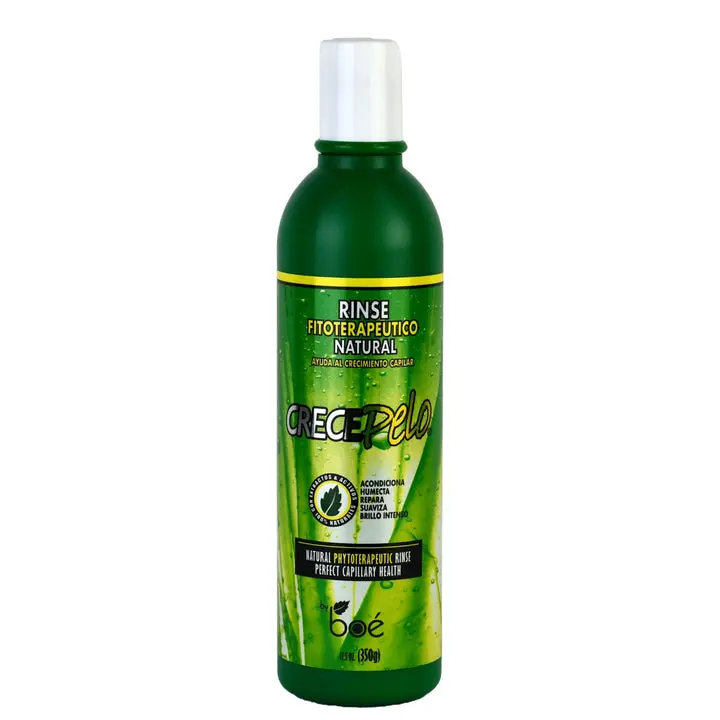 CrecePelo Phytotherapeutic Hair Rinse & Deep Conditioner (Haircare), Hydrate-Moisture Repair Formula for Dry, Damaged, Color-Treated Hair, Anti-Dandruff Scalp Care, Plant-Based, 12.5 oz, Hair-Moisturizing