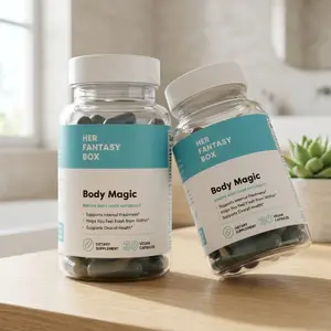 Body Magic Chlorophyll Capsules Vegan Detox Supplement for Digestion Gut Health Skin Support and Natural Energy 2 Pack