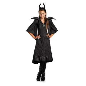 Girls Classic Maleficent Christening Costume Gown