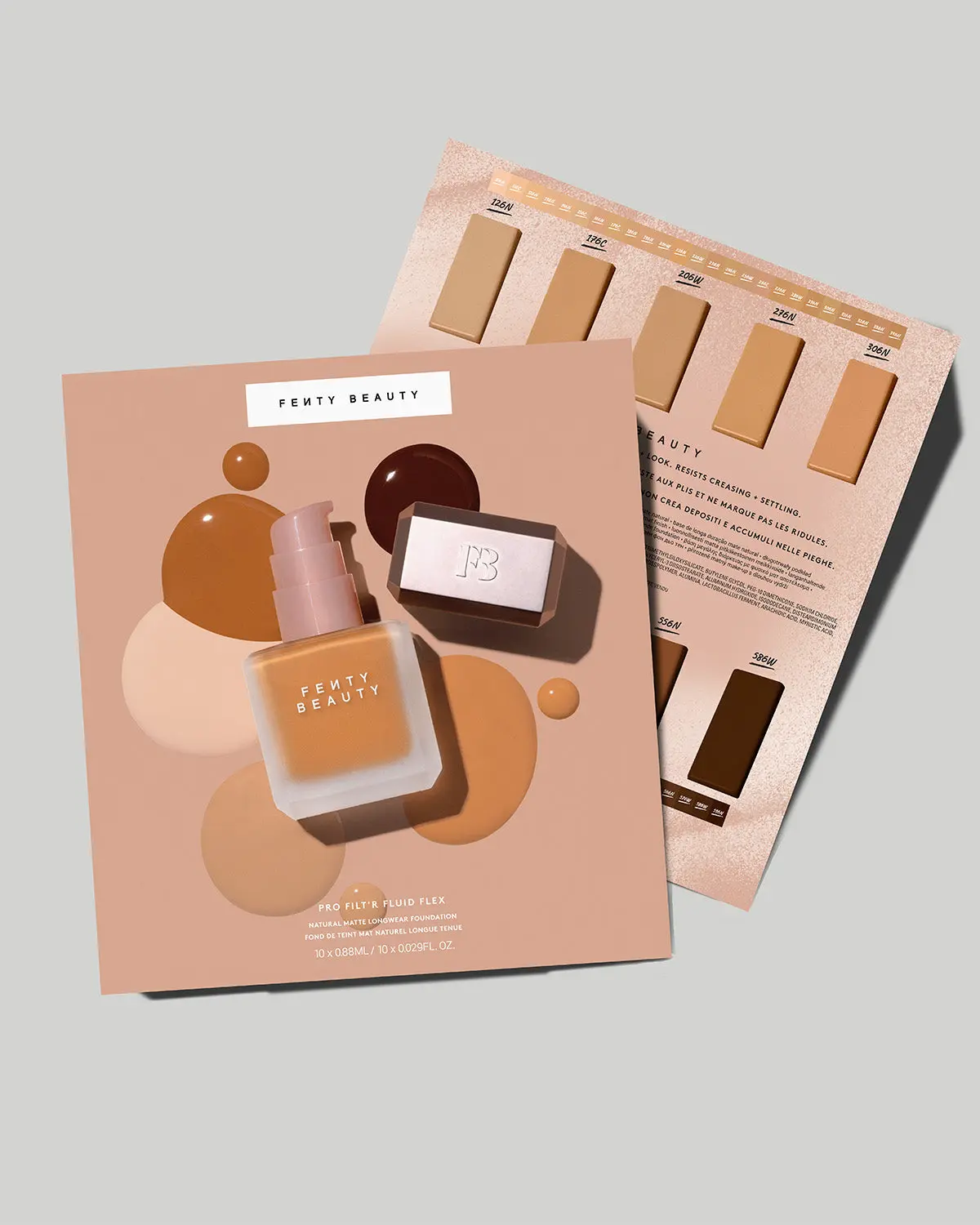 Pro Filt'r Fluid Flex Foundation Sample Card
