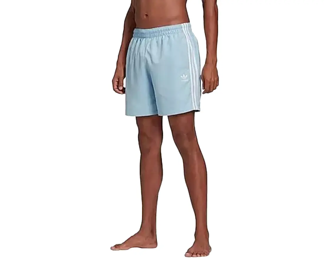 Adidas Originals 3-Stripes Swim Trunks Mens Boardshorts
