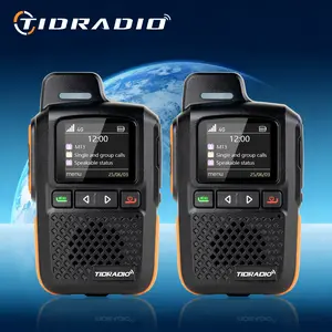 TIDRADIO M13 Global POC Radio with 1 Year FREE SIM Card, 5000KM Long Range 4G LTE Walkie Talkie, No Monthly Fee, MiniTwo Way Radio for Hiking & Fleet