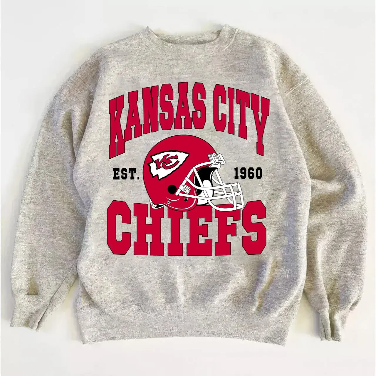 Chiefs Retro 90s Football Sweatshirt, Vintage Game Day Crewneck