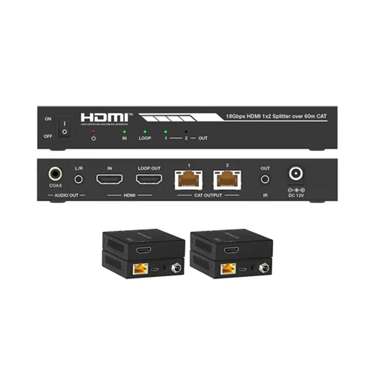 DVDO 1x2 4K HDMI 18Gbps Splitter
