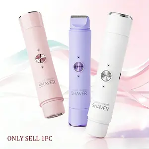 2-In-1 Electric Hair Removal Kit USB Rechargeable Trimmer for Women, Bikini Line & Underarm Hair Remover, Ideal Gift for Her