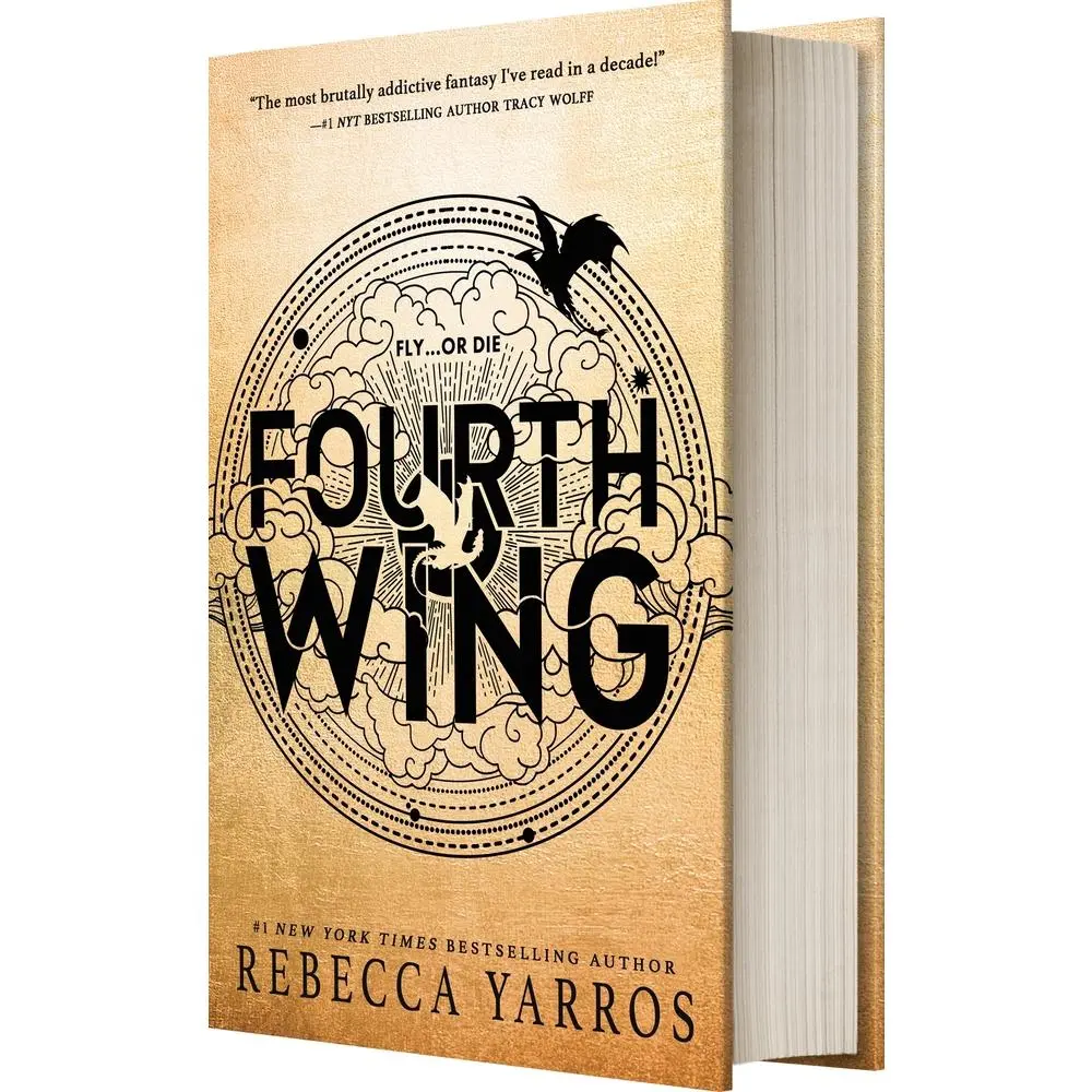 USED Book - Fourth Wing (Standard Edition) by Yarros, Rebecca (Hardcover) - english