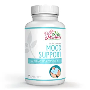 Mood Support | Stress & Emotion Balance with Vitamins, Ashwagandha & St. John's Wort | Scientifically Proven Blend | 60 Capsules