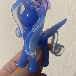 Handmade diy craft glassblowing artwork, floating glass ornament, special gift ideas, and flame working