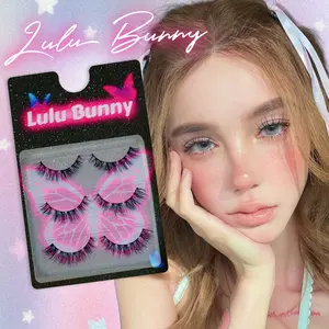 LULU BUNNY 3D Natural Style C++type Curl 100% Handmade Eyelashes extension popular Douyin Make style