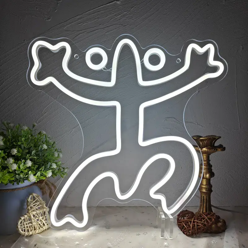 Taino Coqui Frog Neon Sign - Puerto Rico-Themed LED Wall Light, Neon Light for Bars, for Man Cave, Restaurants, Home Decor