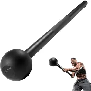 Yes4All Steel Mace Bell for Strength Training - Support Full Body, Muscles, Shoulder, Grips & Forearms Workouts to Rehabilitation, Stretching 5, 7, 10, 15, 20, 25, 30lb For Woman & Man
