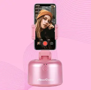 AaiGenie 2: 360° Smart Mobile Phone Stabilizer for Livestreams Vlogs & Selfies - Universal Compatibility with iOS & Android Devices - High-Quality ABS Material - Foldable & Lightweight Design - Hands-Free Focus for Content Creators