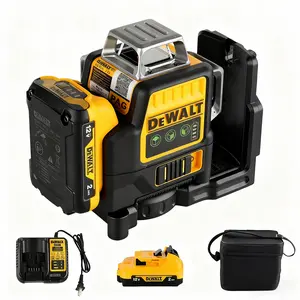DEWALT DW089LG 12V Cordless 360° Green Laser Level 12 Lines Professional Construction Tool for Indoor & Outdoor Work