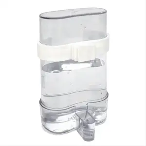 Transparent Feeding Hanging Canary Storage Container Cockatiel Parakeet Bird Waterer Bird Water Feeder