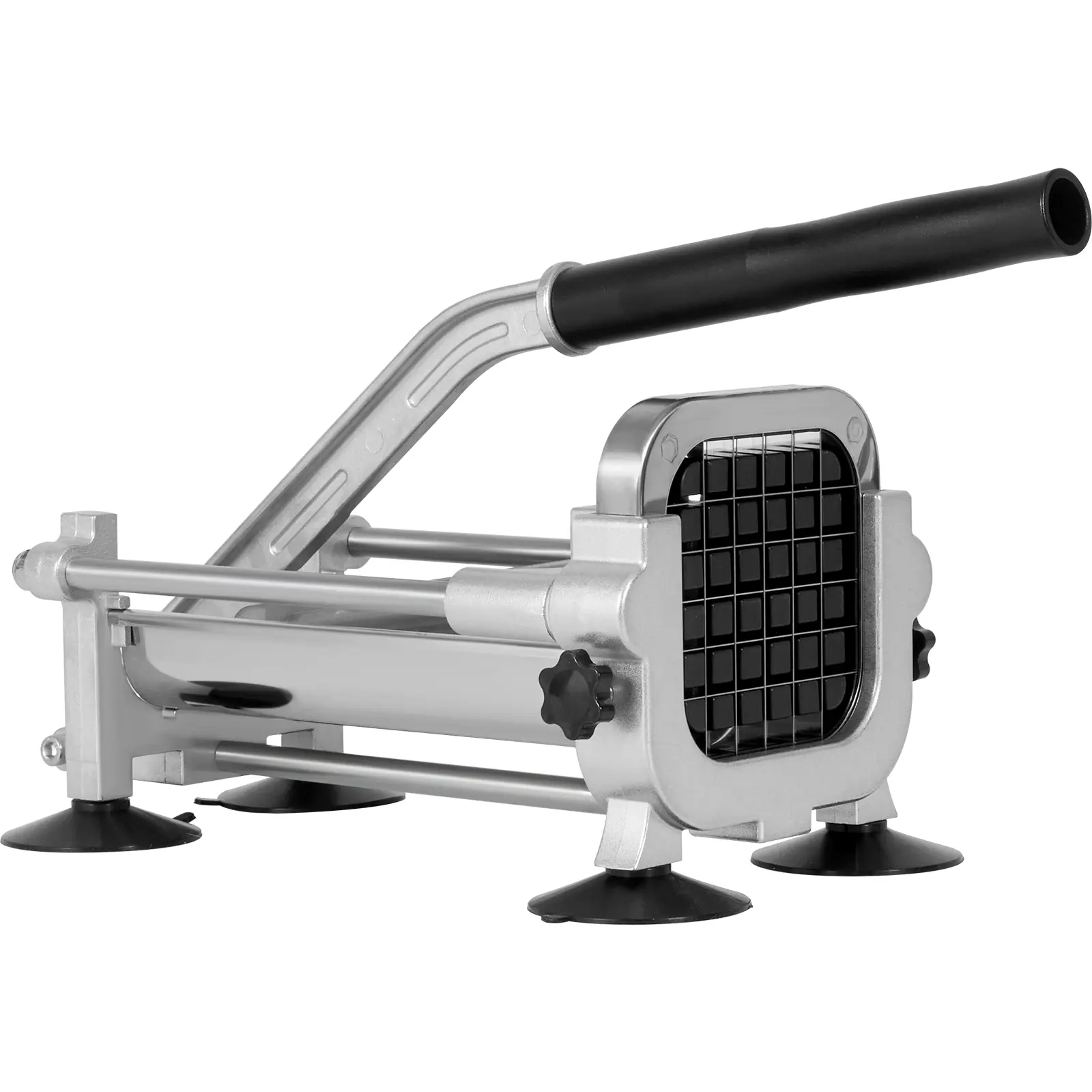 【summerfinds】VEVOR French Fry Cutter, 1/2" Stainless Steel Blade Potato Slicer, Manual Potato Chopper Cutter with Suction Cups, Fries Cutter for Potato, French Fries, Cucumber, Vegetables, Carrot