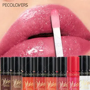 Long-lasting Moisturizing Glitter Plumping Lip Gloss | Jelly Liquid, Shiny Pearlescent, Tinted Lip Color Oil | Create A Shining Easter